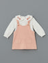 LC Waikiki 2-Piece Baby Girls' Peter Pan Collar Blouse & Dress Set